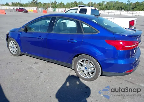2015 Ford Focus Se z USA, uszkodzony, nr VIN 1FADP3F2XFL357044